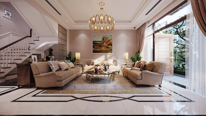 Thiết kế nội thất ở Hải Phòng- Thiết kế biệt thự cao cấp, sang trọng
